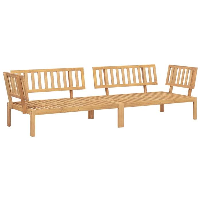 Set canapele de colț paleți de grădină 2 buc. lemn masiv acacia - WALTI WALTI
