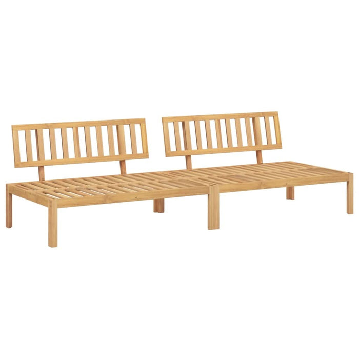 Set canapele mijloc paleți de grădină 2 buc. lemn masiv acacia - WALTI WALTI