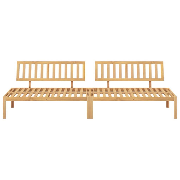 Set canapele mijloc paleți de grădină 2 buc. lemn masiv acacia - WALTI WALTI