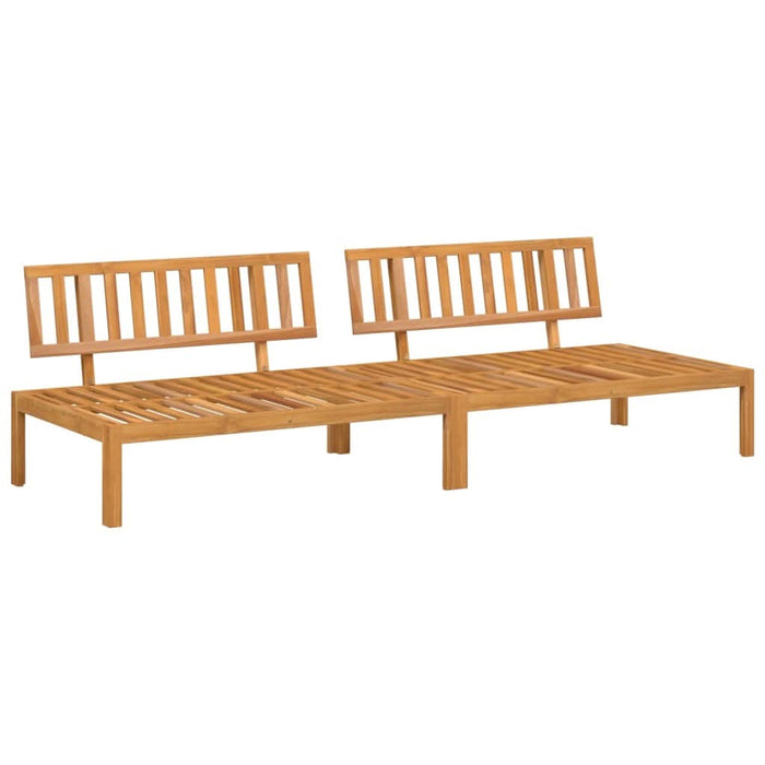 Set canapele mijloc paleți de grădină 2 buc. lemn masiv acacia - WALTI WALTI