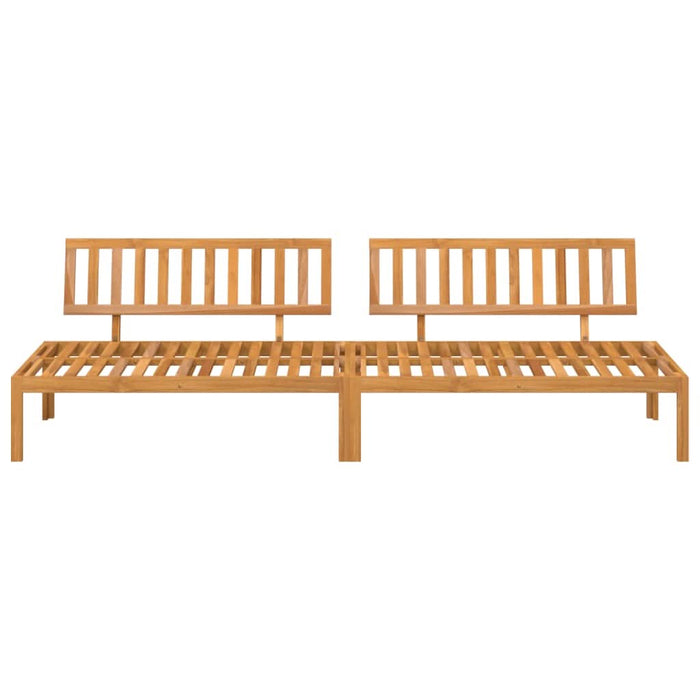 Set canapele mijloc paleți de grădină 2 buc. lemn masiv acacia - WALTI WALTI