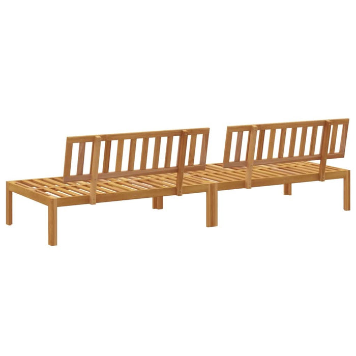 Set canapele mijloc paleți de grădină 2 buc. lemn masiv acacia - WALTI WALTI