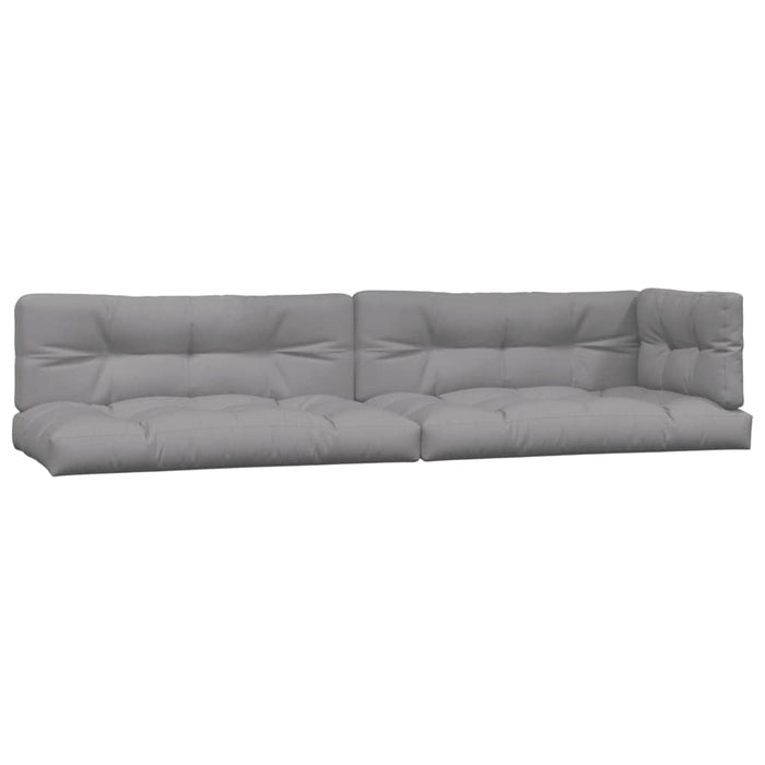 Set canapele grădină cu perne din paleți, 3 piese, lemn acacia WALTI