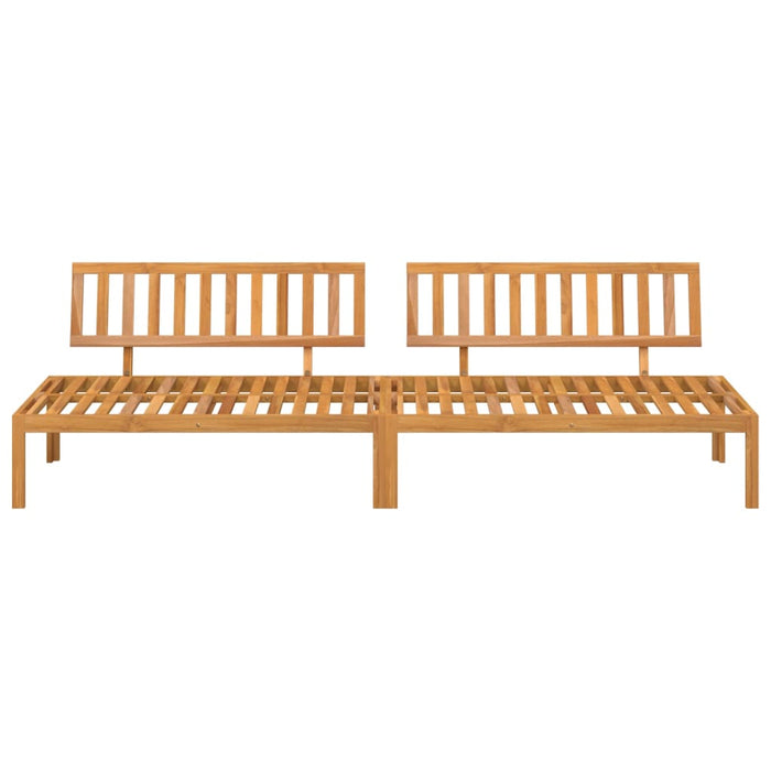 Set canapele mijloc paleți de grădină 2 buc. lemn masiv acacia - WALTI WALTI