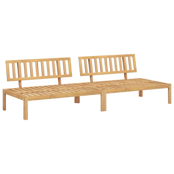 Set canapele mijloc paleți de grădină 2 buc. lemn masiv acacia - WALTI WALTI