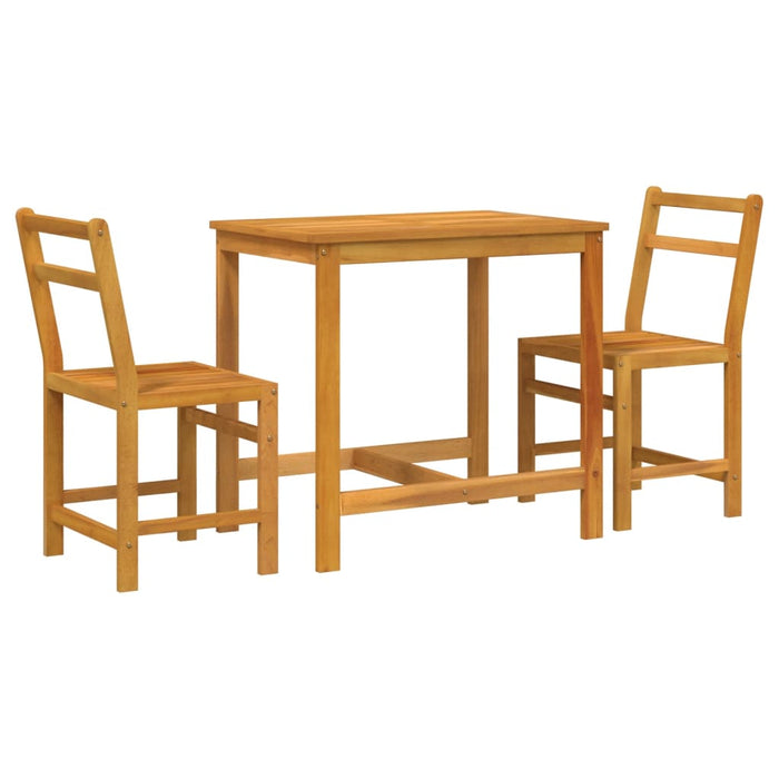 Set mobilier de balcon, 3 piese, lemn masiv de acacia - WALTI WALTI