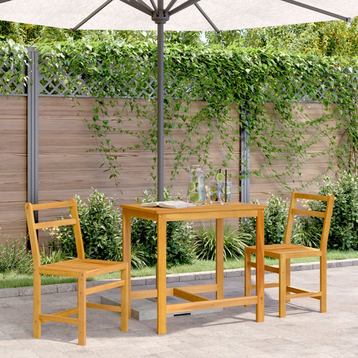 Set mobilier de balcon, 3 piese, lemn masiv de acacia - WALTI WALTI