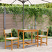 Set mobilier de balcon cu perne, 3 piese, lemn masiv acacia - WALTI WALTI