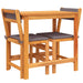 Set mobilier de balcon cu perne, 3 piese, lemn masiv acacia - WALTI WALTI