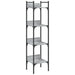 Bibliotecă 4 niveluri, gri sonoma 35x30x138,5 cm lemn prelucrat - WALTI WALTI