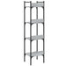 Bibliotecă 4 niveluri, gri sonoma 35x30x138,5 cm lemn prelucrat - WALTI WALTI