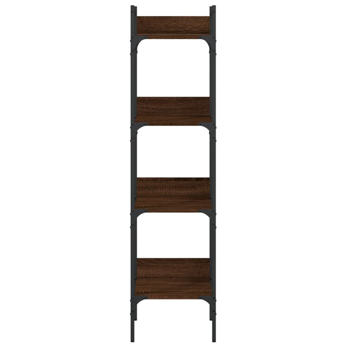 Bibliotecă 4 niveluri stejar maro 35x30x138,5 cm lemn prelucrat - WALTI WALTI