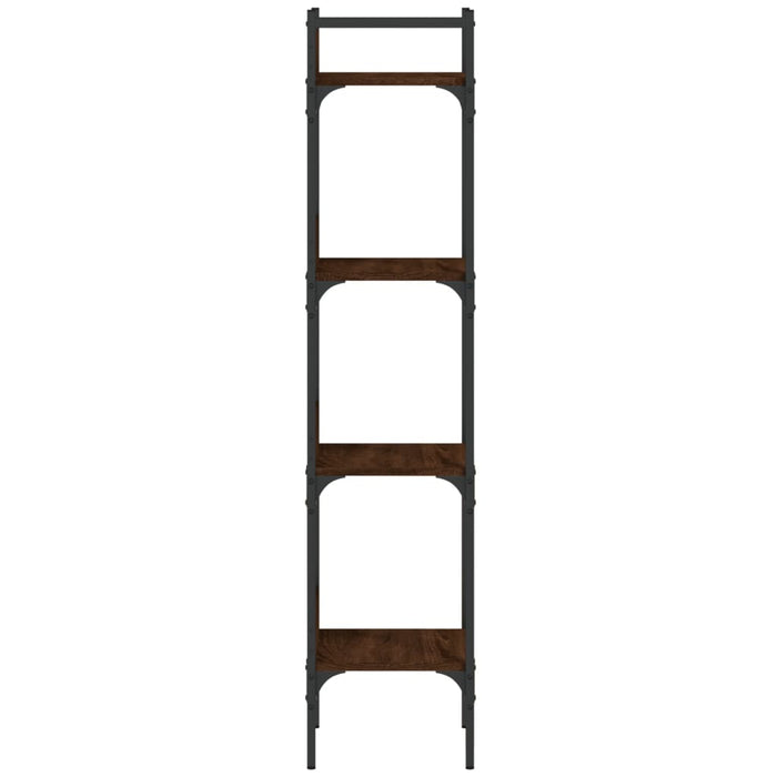 Bibliotecă 4 niveluri stejar maro 35x30x138,5 cm lemn prelucrat - WALTI WALTI