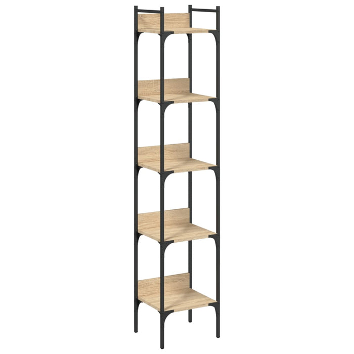 Bibliotecă 5 niveluri stejar sonoma 35x30x174 cm lemn prelucrat WALTI