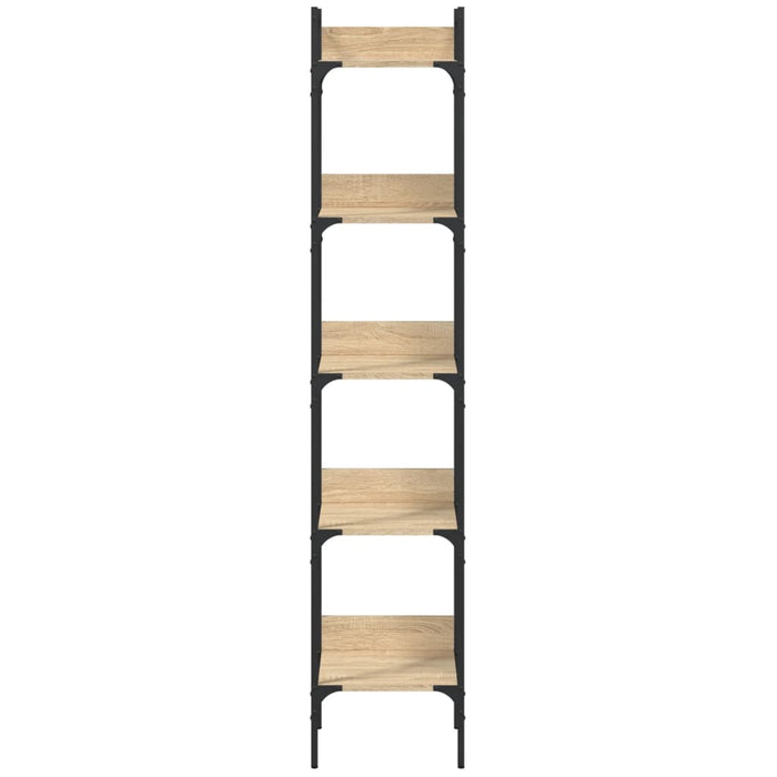 Bibliotecă 5 niveluri stejar sonoma 35x30x174 cm lemn prelucrat WALTI