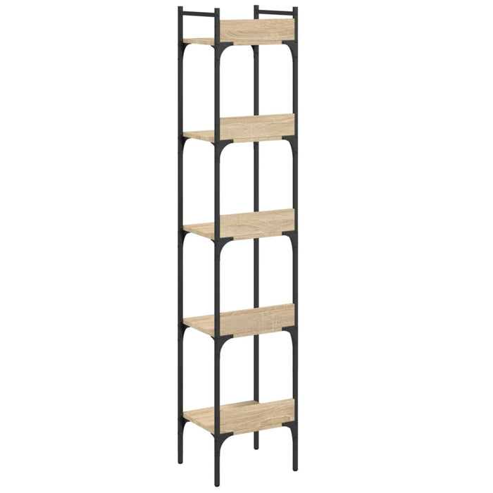 Bibliotecă 5 niveluri stejar sonoma 35x30x174 cm lemn prelucrat WALTI