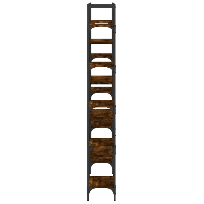 Bibliotecă, stejar fumuriu, 155,5x24x166,5 cm, lemn prelucrat - WALTI WALTI