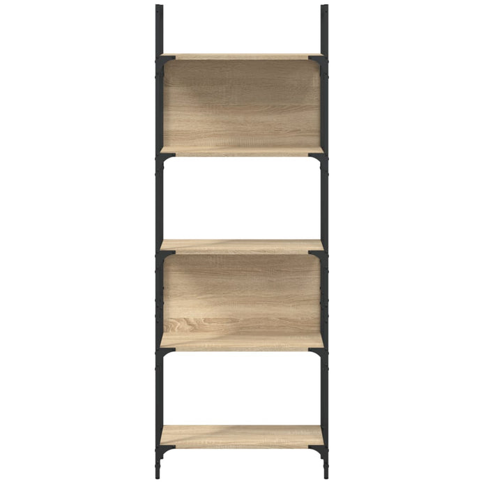 Bibliotecă 5 niveluri, stejar sonoma, 60,5x24x166,5 cm WALTI