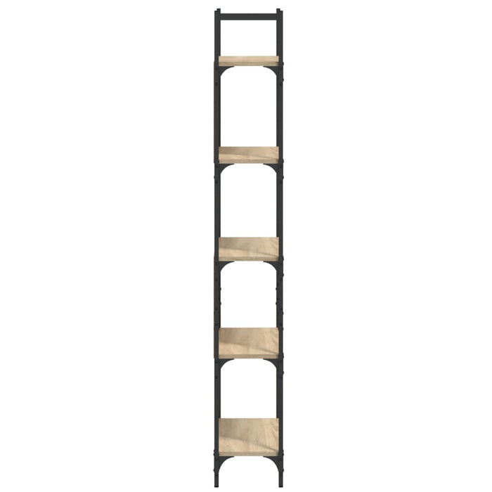 Bibliotecă 5 niveluri, stejar sonoma, 60,5x24x166,5 cm WALTI