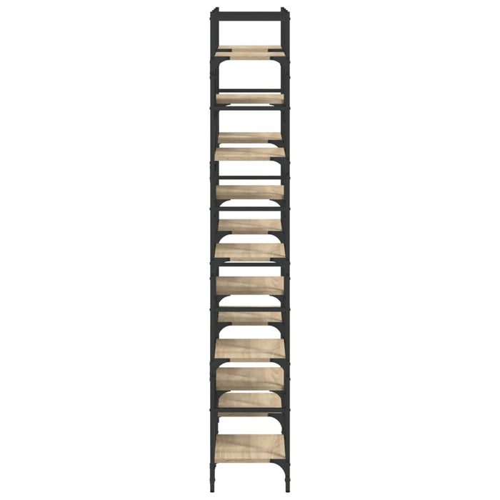 Bibliotecă, stejar sonoma, 127,5x28,5x172,5 cm, lemn prelucrat WALTI