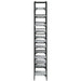 Bibliotecă, gri sonoma, 127,5x28,5x172,5 cm, lemn prelucrat - WALTI WALTI