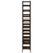 Bibliotecă, stejar maro, 127,5x28,5x172,5 cm, lemn prelucrat - WALTI WALTI