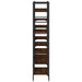 Bibliotecă, stejar maro, 160x28,5x136,5 cm, lemn prelucrat - WALTI WALTI