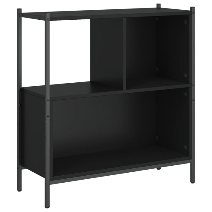 Bibliotecă, negru, 72x28x77,5 cm, lemn prelucrat - WALTI WALTI