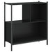 Bibliotecă, negru, 72x28x77,5 cm, lemn prelucrat - WALTI WALTI