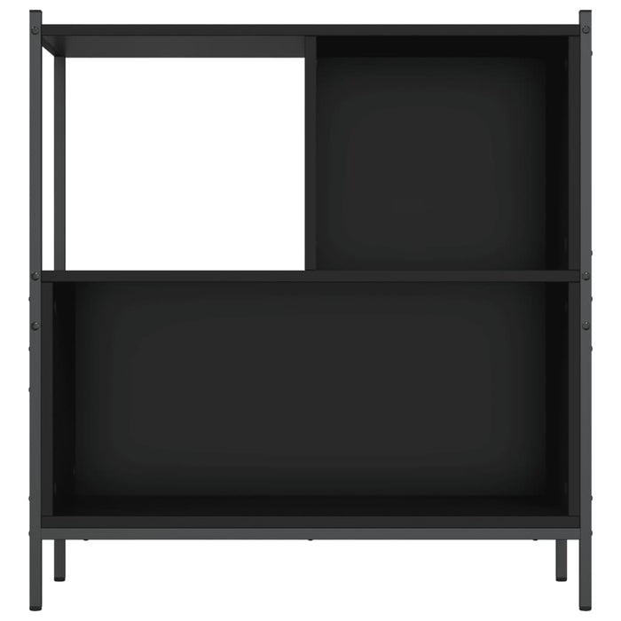 Bibliotecă, negru, 72x28x77,5 cm, lemn prelucrat - WALTI WALTI
