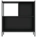 Bibliotecă, negru, 72x28x77,5 cm, lemn prelucrat - WALTI WALTI