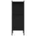 Bibliotecă, negru, 72x28x77,5 cm, lemn prelucrat - WALTI WALTI