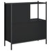 Bibliotecă, negru, 72x28x77,5 cm, lemn prelucrat - WALTI WALTI
