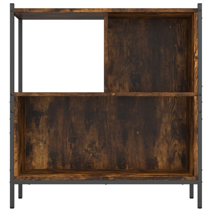 Bibliotecă, stejar fumuriu, 72x28x77,5 cm, lemn prelucrat - WALTI WALTI