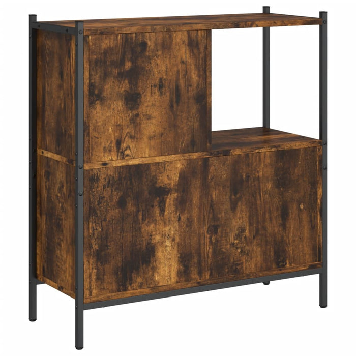 Bibliotecă, stejar fumuriu, 72x28x77,5 cm, lemn prelucrat - WALTI WALTI