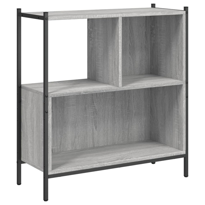 Bibliotecă, gri sonoma, 72x28x77,5 cm, lemn prelucrat - WALTI WALTI
