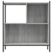 Bibliotecă, gri sonoma, 72x28x77,5 cm, lemn prelucrat - WALTI WALTI