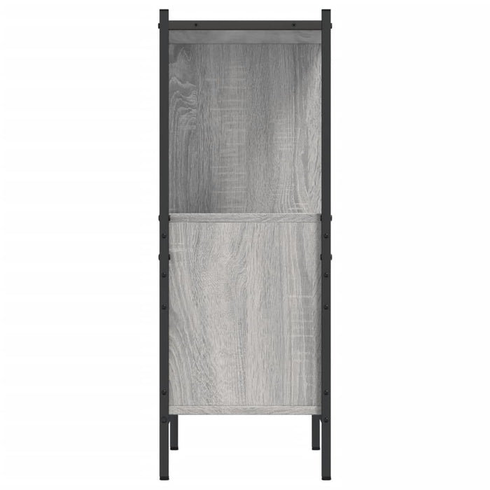 Bibliotecă, gri sonoma, 72x28x77,5 cm, lemn prelucrat - WALTI WALTI
