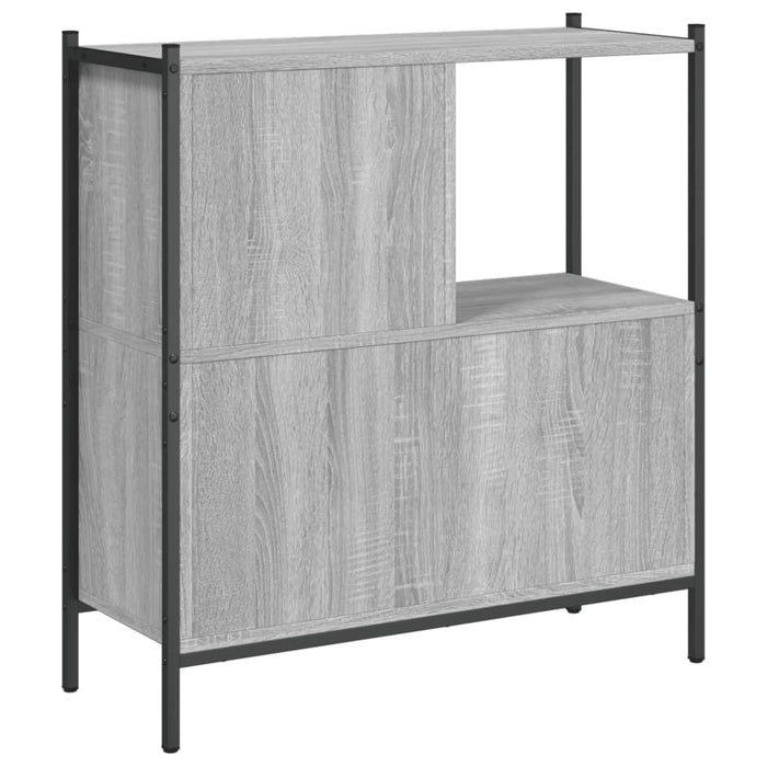 Bibliotecă, gri sonoma, 72x28x77,5 cm, lemn prelucrat - WALTI WALTI