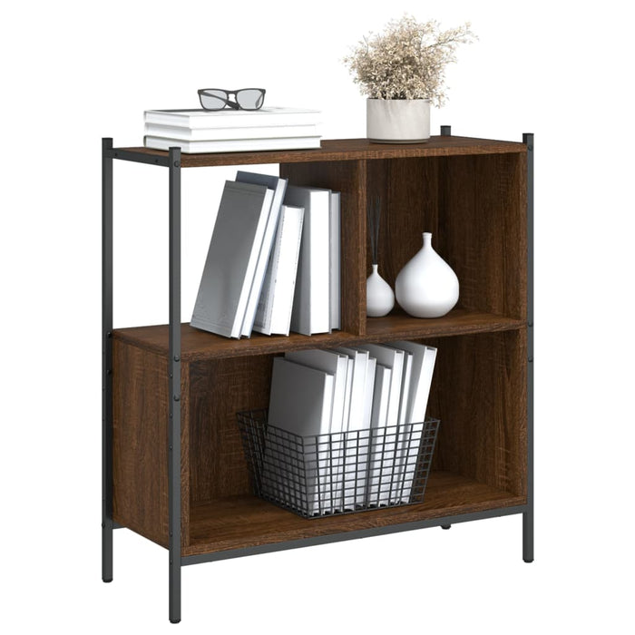Bibliotecă, stejar maro, 72x28x77,5 cm, lemn prelucrat - WALTI WALTI