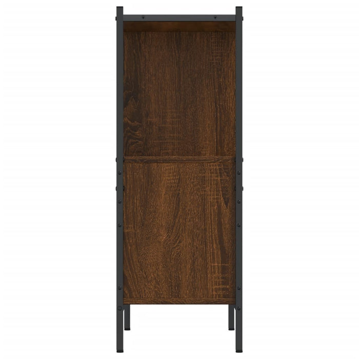 Bibliotecă, stejar maro, 72x28x77,5 cm, lemn prelucrat - WALTI WALTI