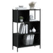 Bibliotecă, negru, 72x28x109 cm, lemn prelucrat - WALTI WALTI