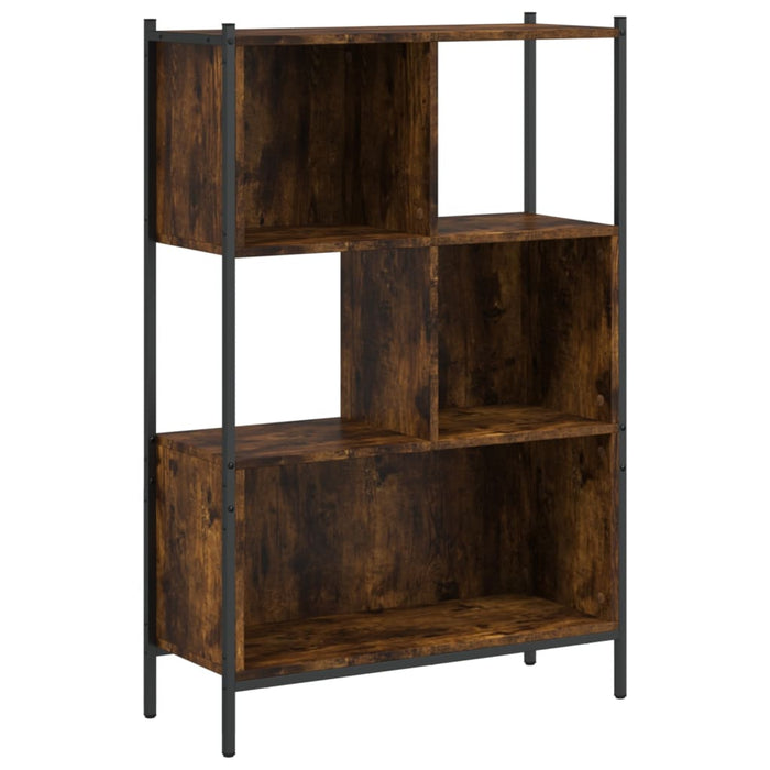 Bibliotecă, stejar fumuriu, 72x28x109 cm, lemn prelucrat - WALTI WALTI