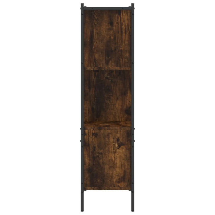 Bibliotecă, stejar fumuriu, 72x28x109 cm, lemn prelucrat - WALTI WALTI