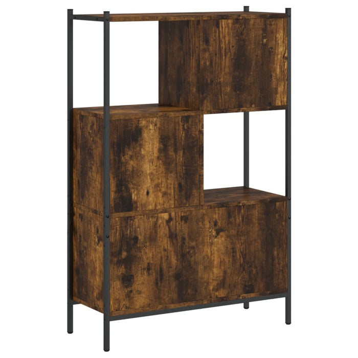 Bibliotecă, stejar fumuriu, 72x28x109 cm, lemn prelucrat - WALTI WALTI