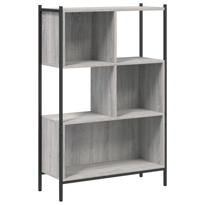 Bibliotecă, gri sonoma, 72x28x109 cm, lemn prelucrat - WALTI WALTI