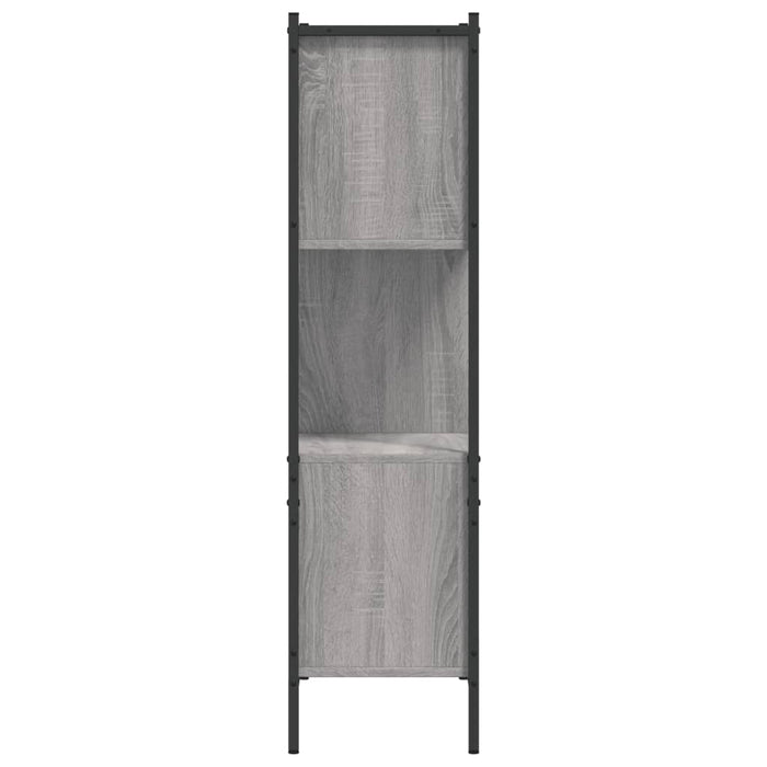 Bibliotecă, gri sonoma, 72x28x109 cm, lemn prelucrat - WALTI WALTI