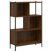 Bibliotecă, stejar maro, 72x28x109 cm, lemn prelucrat - WALTI WALTI