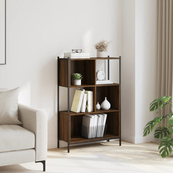 Bibliotecă, stejar maro, 72x28x109 cm, lemn prelucrat - WALTI WALTI