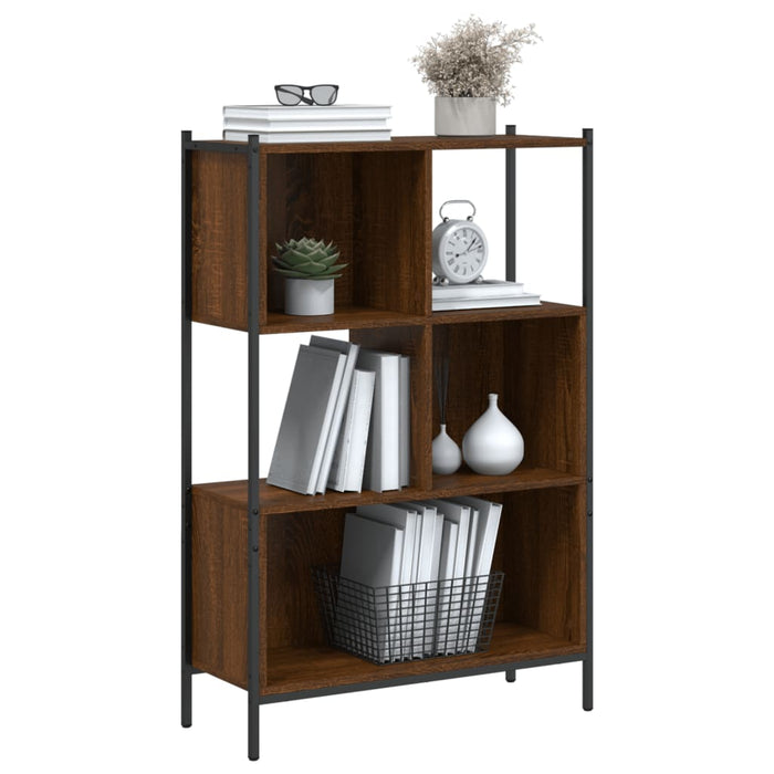 Bibliotecă, stejar maro, 72x28x109 cm, lemn prelucrat - WALTI WALTI